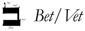 The Letter Bet / Vet .